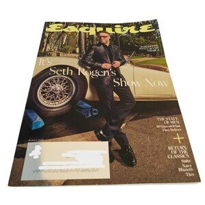 Esquire Magazine March 2025 Seth Rogan Show Now State of Men Return Classics